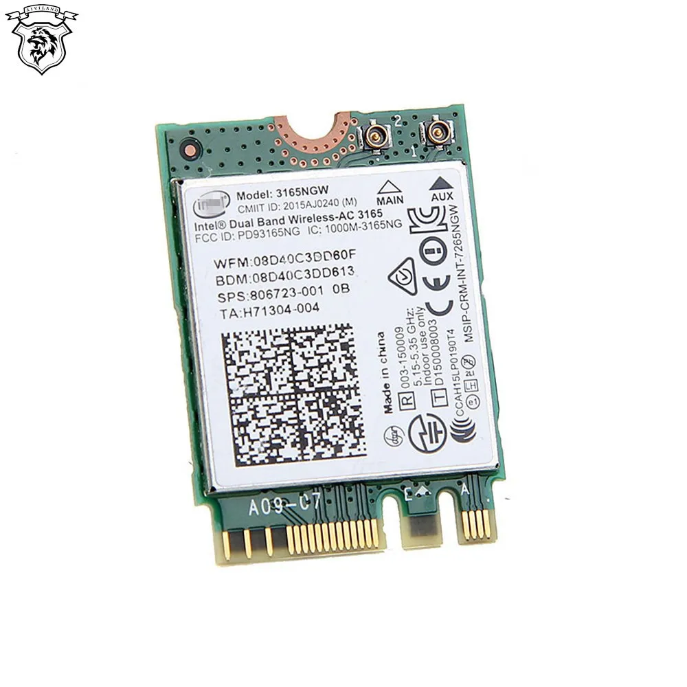 Laptop Wireless Wifi Card Use Intel 3165 Ac3165ngw 433mbps Ngff M2 Wifi Card Buy Laptop Wireless Wifi Card M2 Wifi Card Intel 3165 Wifi Card Product On Alibaba Com