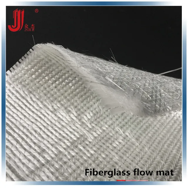 Fiberglass biaxial sandwich flow mat