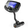 1.8" Color display Bluetooth FM Transmitter with dual USB Bluetooth Support QC 3.0 USB charge for mp3 play