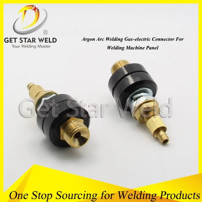 M16*1.5mm S17*76 Argon Arc Welding Gaselectric Connector For Welding