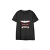 Custom design printing short sleeve blank fitted t-shirt
