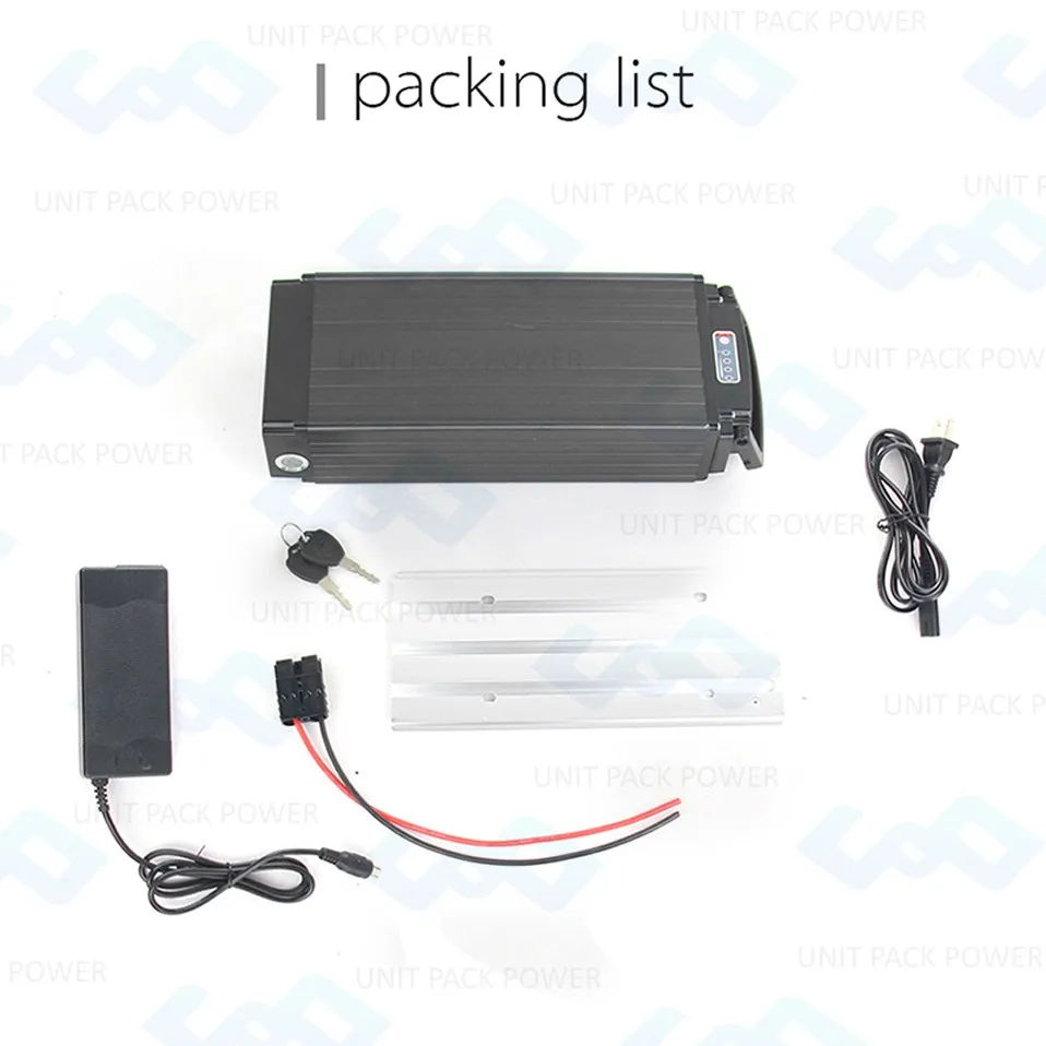 UPP brand Ebike battery pack 48v 14ah 13S7P 18650 li-ion battery pack with charger for electric bike conversion kit