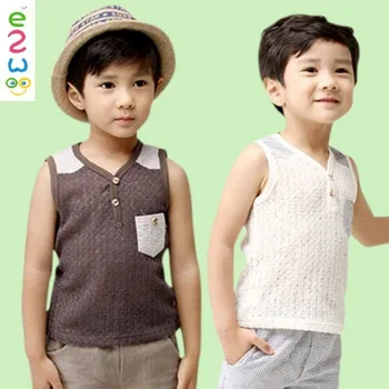 casual wholesale child clothes china sleeveless larger shirt