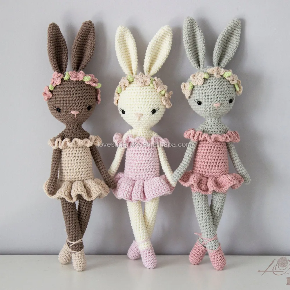 crochet ballerina bunny