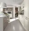 2019 Hangzhou Vermont High Quality New Design White Solid Wood Kitchen Cabinet for Project