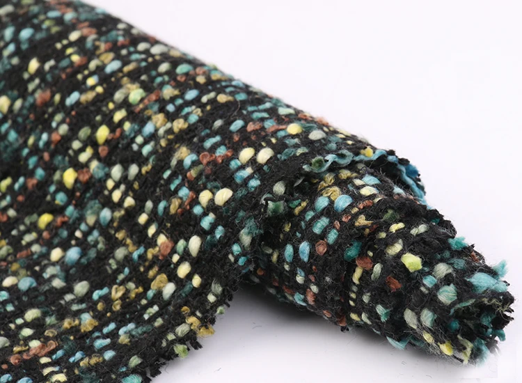 Custom Oem Beautiful Chenille Garment Dyed Tweed Wool Fabric Buy Dyed