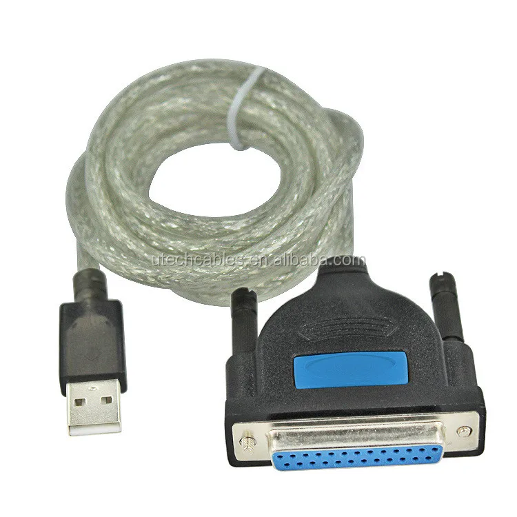 Usb To Db25 Parallel Printer Cable Adapter Male To Female Connector