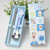 China Supplier Wholesale Customized Printed Tableware Cutlery Set Paper Packaging Box Portable Package for Children Flatware