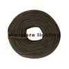 Colourful cotton braided wire fabric, cloth covered electric wire textile wire/Antique Brown