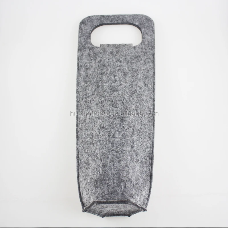 factory direct sale low cost fabric felt wine bottle bag