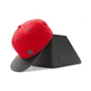 Custom Gift Wrap Snapback Hat Cap Embroidery Hat With Debossed Logo On Back Custom metal plate snapback hat Box Red