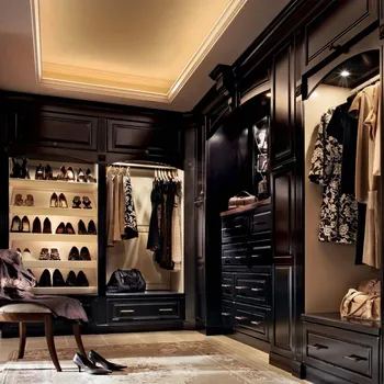Dark Color Custom Walk In Wardrobe Closet Dark Color Custom Walk In Wardrobe Closet