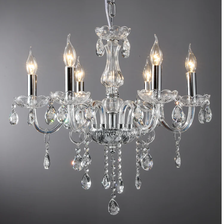 claro de cristal de vidrio lampara candelabro de cristal moderno iluminacion clara lamparas de arana de cristal lampara suspendida luz crista buy