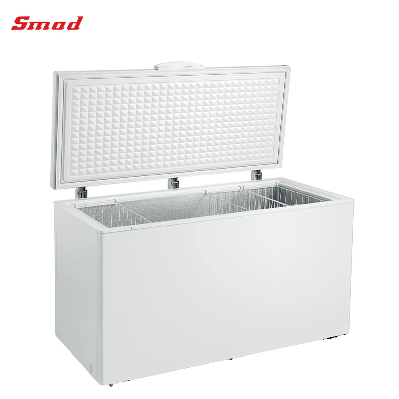 Hot Sale White Color Solid Door Deep Chest Freezer For Home