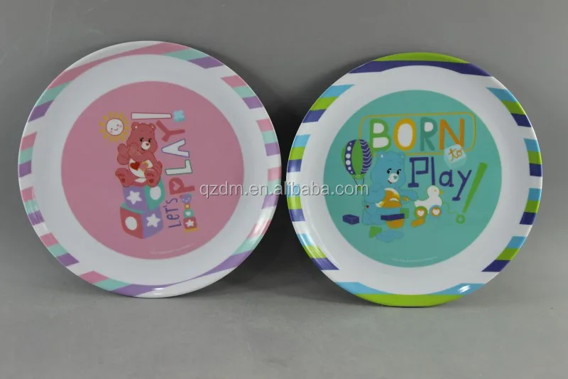 20cm Melamine Baby Plate Snacks plate For LFGB