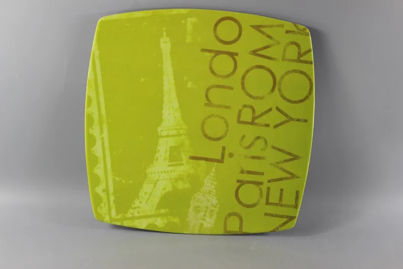 10.25"Melamine Square Plate Melamine picnic plate