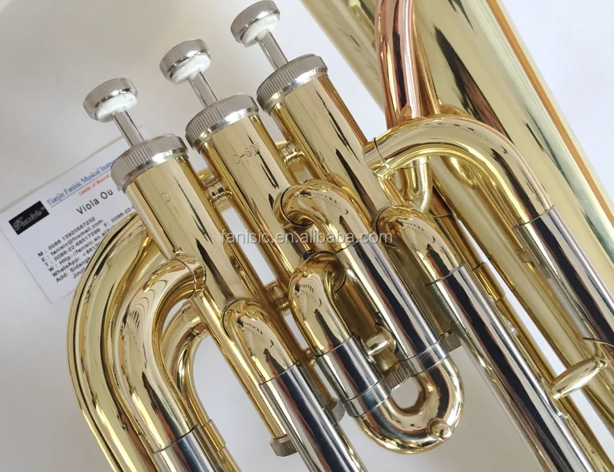 3 Piston Valve Baritone Music Instrument/baritone Horn/marching