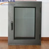 High quality thermal break aluminum alloy flat open casement window with screen