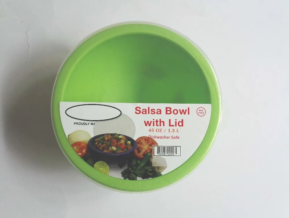 Food Grade 4 Legs Mexican Style Serving Plastic Salsa Bowl High Quality Buy Salsa Bowl,Custom