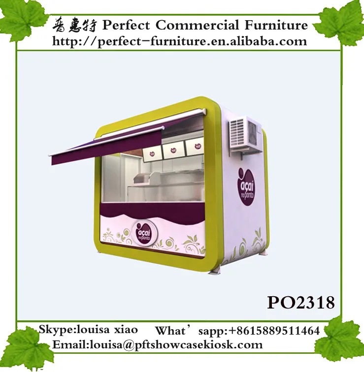 Outdoor Surprise /bubble Tea Kiosk/boba Juice Tea Cart Coconut Food