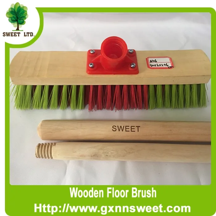 Floor Cleaning Brush With Brush Stick Ecofriendly Buy Wooden Stick