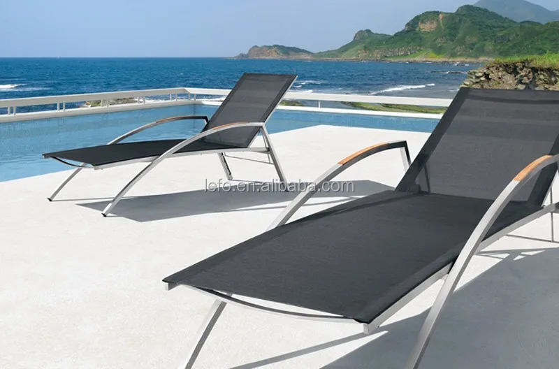 Classic Strong Outdoor Sling Aluminum Sunbed For Hotel Buy Outdoor Sunbed,Poolside Sunbed