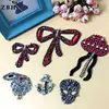 Crystal Glass Pearl Bow Jellyfish Shape Patch Garment Diy Accessories