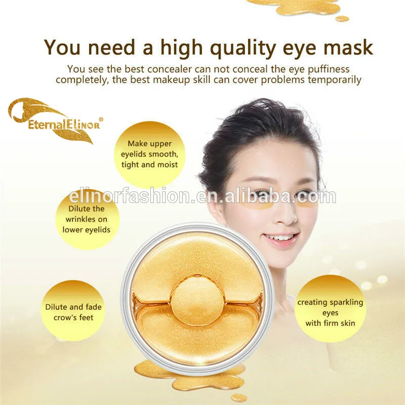 Wholesale Custom Star Shape 24k Gold Eye Mask Collagen Under Eye Patch