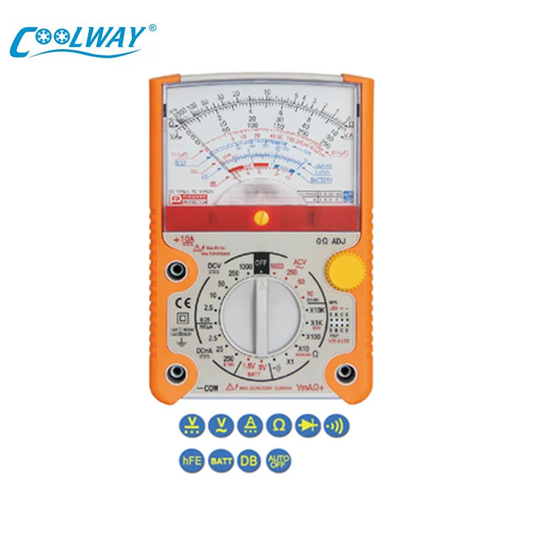 Hot Sale 340G Mini Handheld Pointer Multimeter Measurement of DC Voltmeter Ammeter Ohmmeter Analog by Capacitance of Multimeter