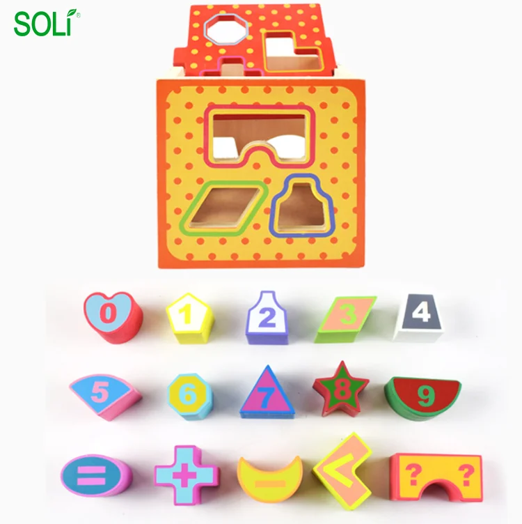 Toy Baby Shape Matching Geometric Cognitive Educational Wooden Toy For Baby Buy Educational