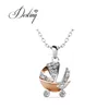 Destiny Jewellery latest design 925 sterling silver jewelry children pendant with crystal from swarovski