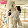 Niuniu Daddy 100cm Teddy bear with scarf Staff toys lovely valentine gift plush toy for kid high quality bear Christmas present