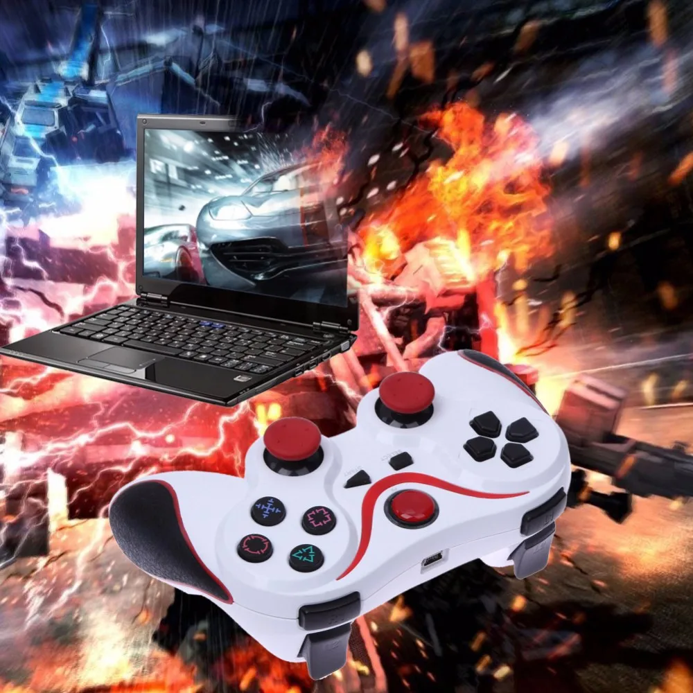 双振动无线控制器远程操纵杆适用于ps playstation 3 ps3控制台游戏