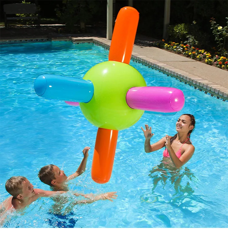 Hevy Duty Vinyl Inflatable Aqua Atom Pool Toys Durable Plastic Big