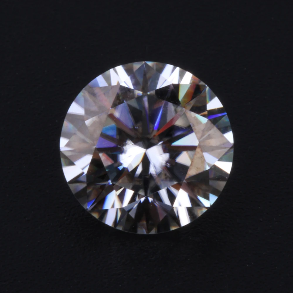 vvs1 f-g白色钻石切割莫桑石宝石松散