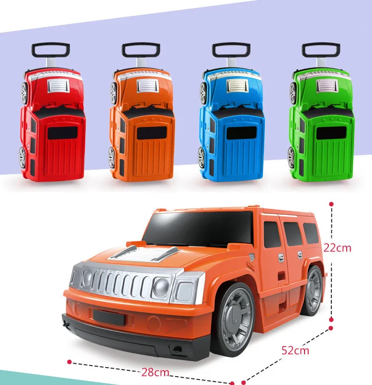 car shaped luggage