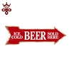 Custom Arrow Beer Sign Metal Traffic Sign Road And Street Sign