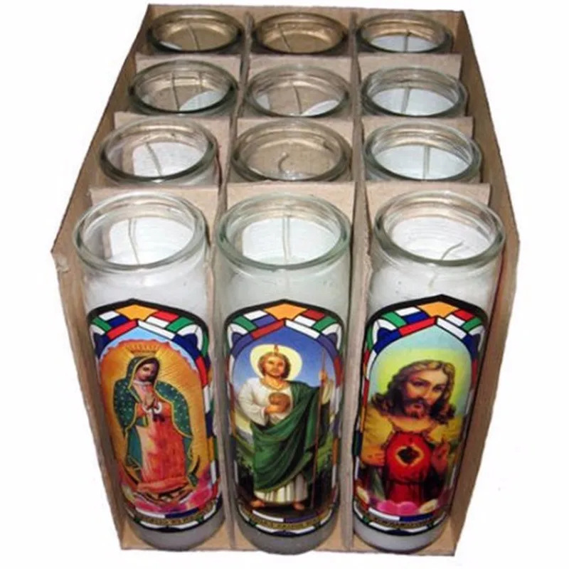 7days Candle Glass Veladoras Religiosas Buy Veladoras Religiosas