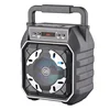 5inch plastic no waterproof LED display bluetooth portable speaker with BT FM USB. MIC input TF functions