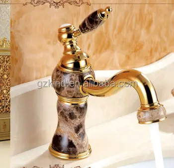 Brass Artistic Gold Plated Bathroom Faucet Buy Gold Plated