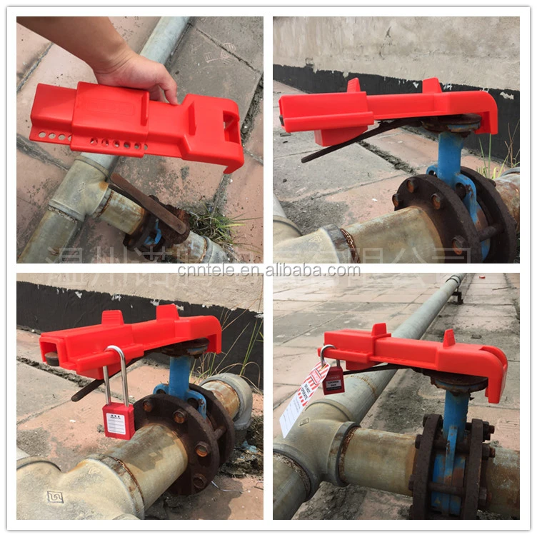 Nta06 Red Universal Butterfly Valve Lockout Loto Buy Lockout Tagout