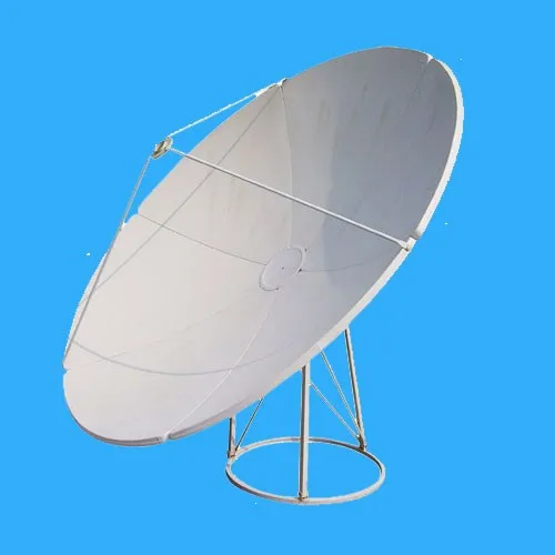 receive only c band 2.4m big satellite dish antenna outdoor 8ft