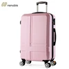 Cheap hard shell carry on plastic cabin baggage 3 pcs luggage bag set