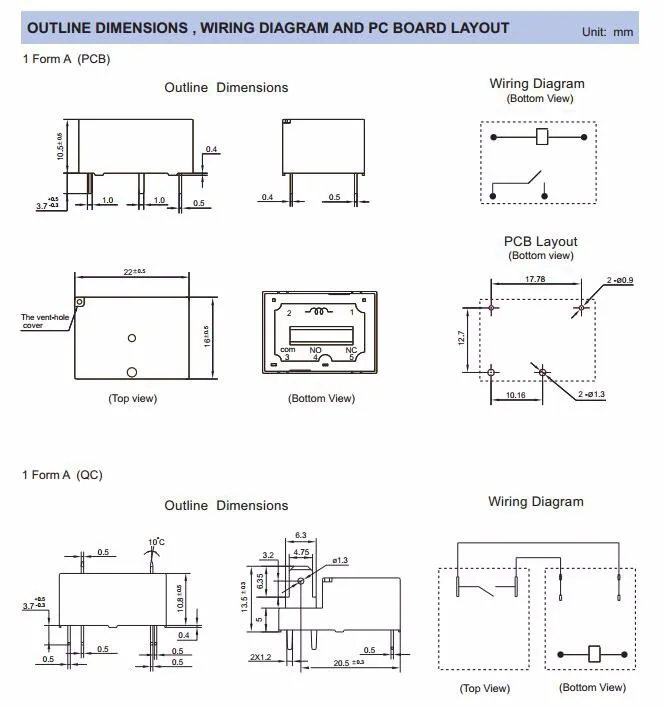 Hf7520 реле datasheet