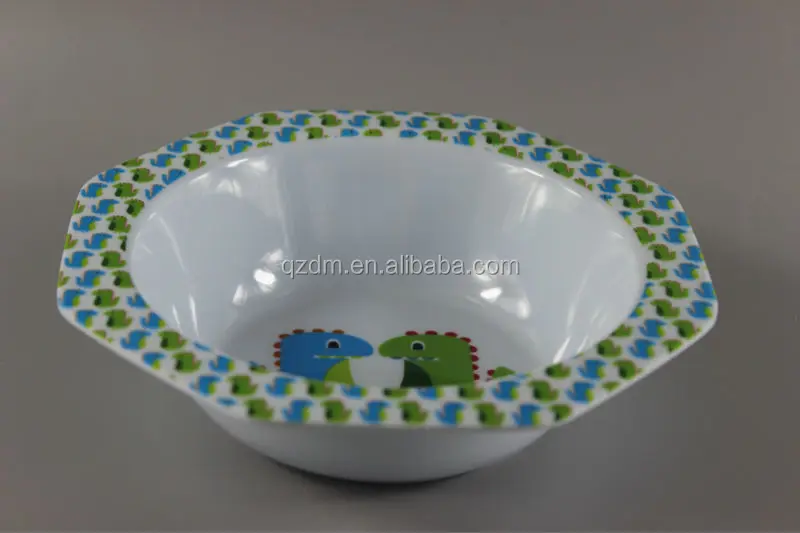Irregular Melamine Dinner Bowl For Children