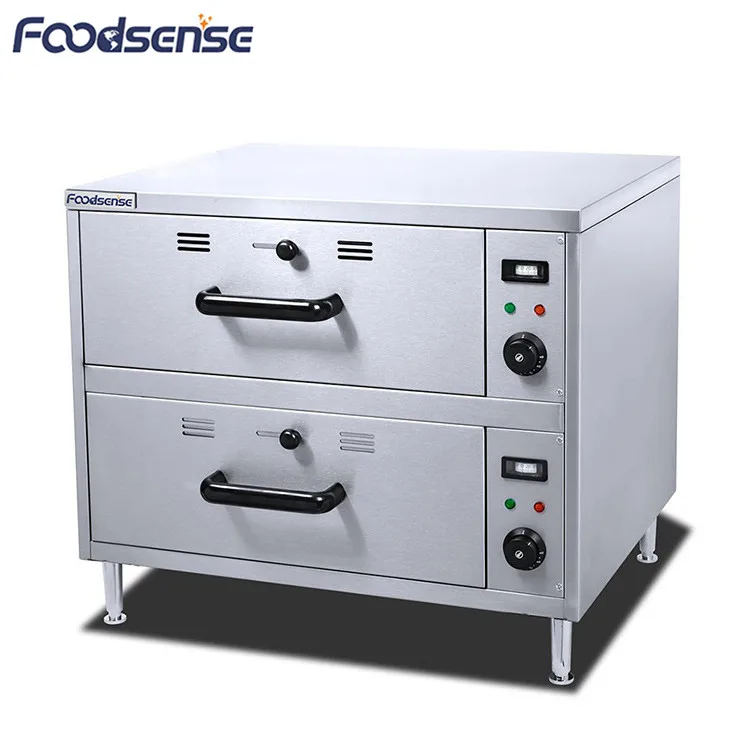 Commercial 2 Layer Drawer Food Warming Drawers Kitchen Drawer Food