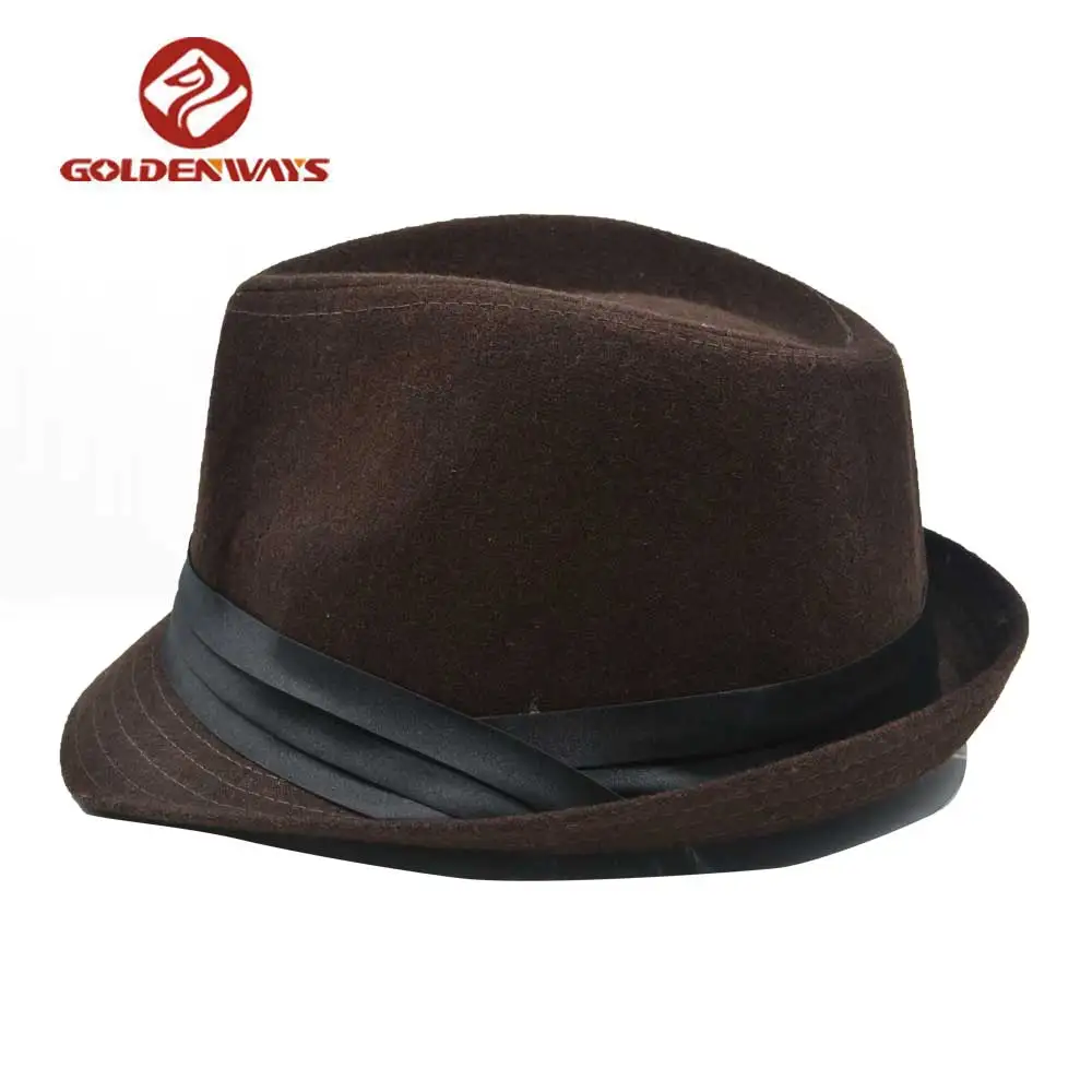 Fleece Party Fedora Hat For Men - Buy Hat For Men,Party Hat,Hat Product ...