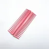 2019 pretty pink plastic hair combs for barber