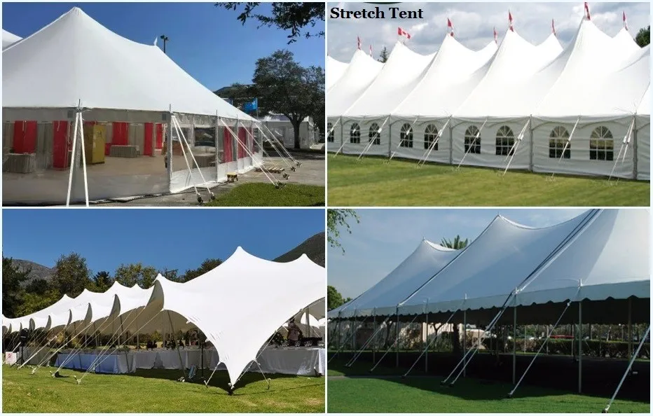 white marquee 200 people 20x30 party wedding stretch tents