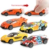 Die Casting Alloy Car Racing model Return car toys Warrior Children's mini toy car